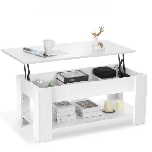 Table basse relevable multi‑usage 3‑en‑1 pour votre salon - MOBELLA