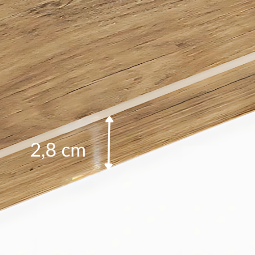Table d’Appoint C-Design en Bois pour Canapé, Élégance Compacte - TRIBA CORA