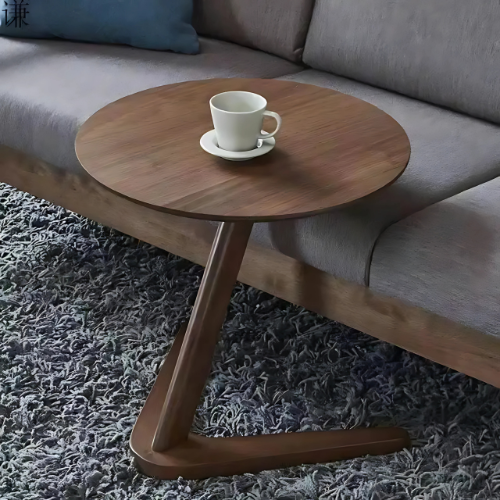 Table d’appoint en bois design Z, Table basse rétro moderne - ZETA
