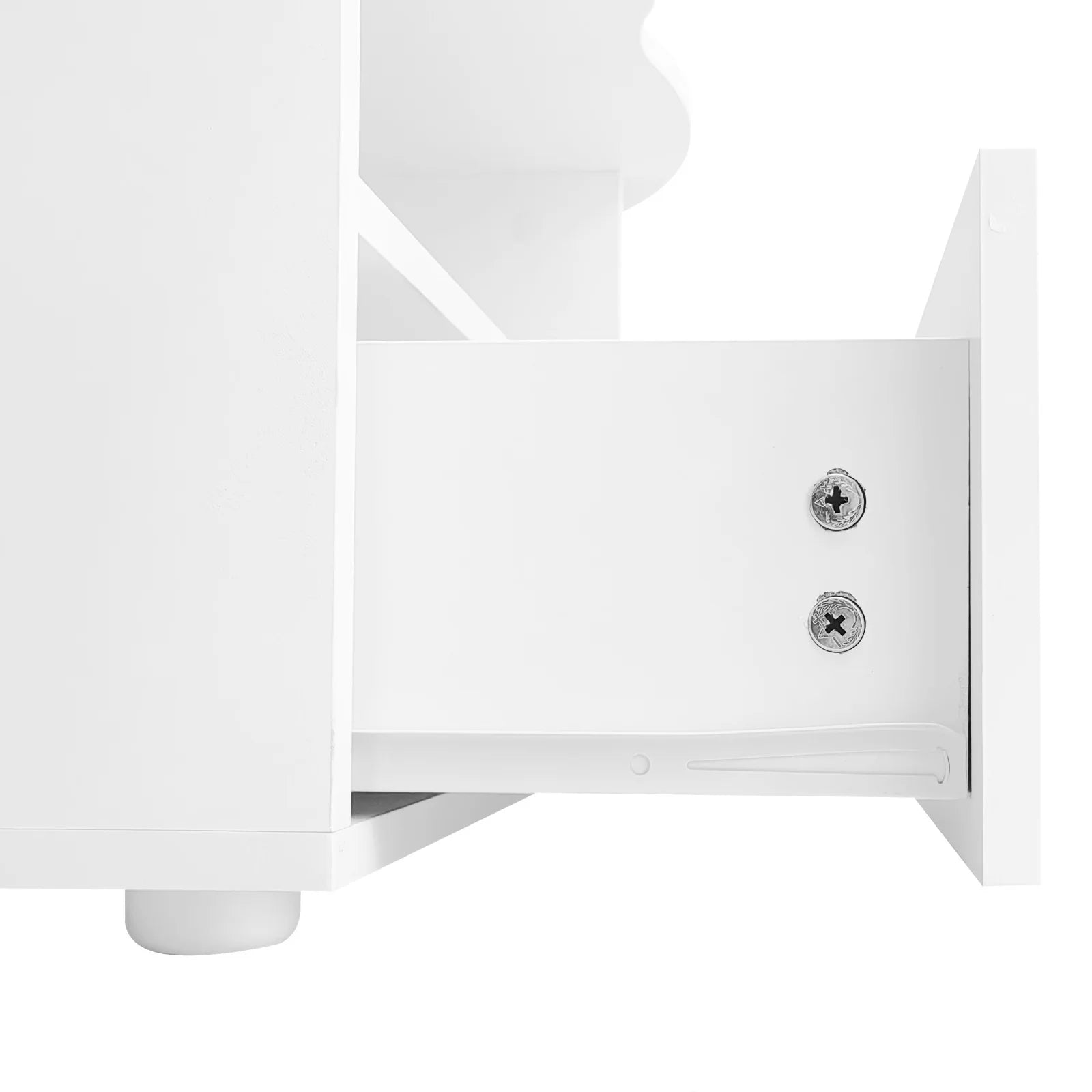 Table Basse Design Nuage Blanc avec Tiroir & Compartiment, Élégance Moderne et Fonctionnelle - NUVOLA